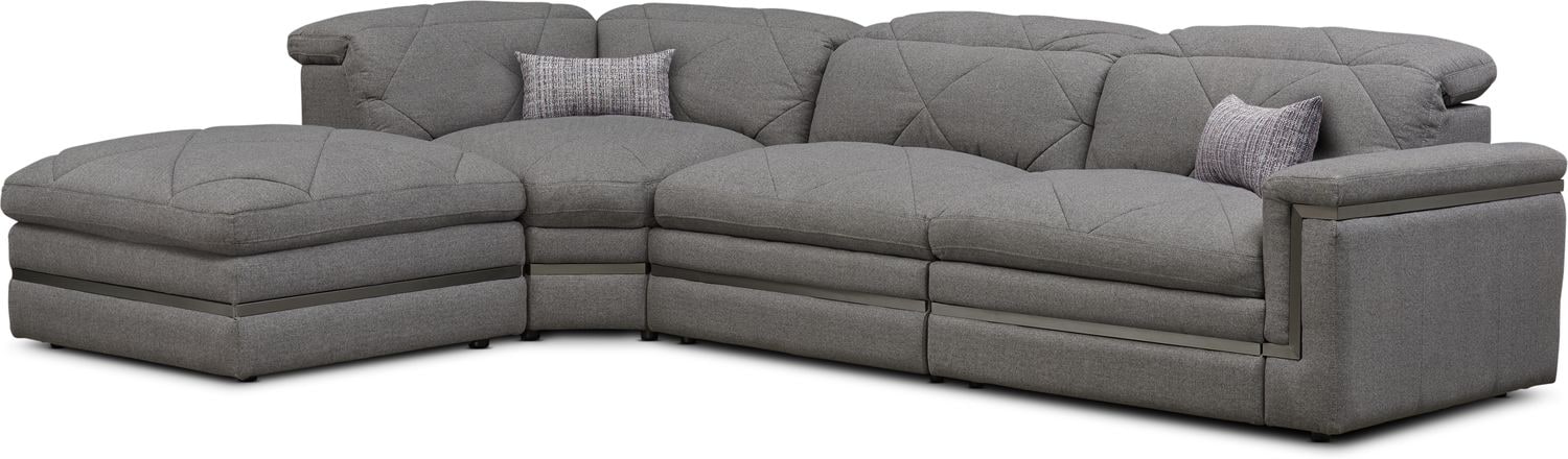 Revel reclining store sectional