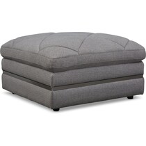 revel gray ottoman   
