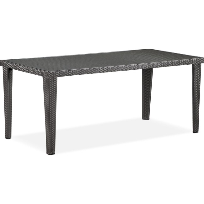 Outdoor Furniture - Rex Outdoor Rectangular Dining Table - Brown