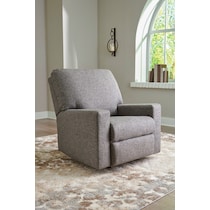 reydell gray recliner   