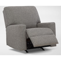 reydell gray recliner   