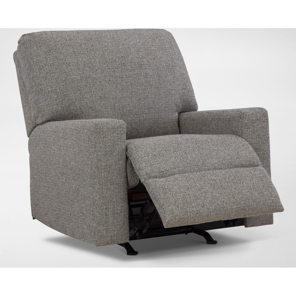 reydell gray recliner   