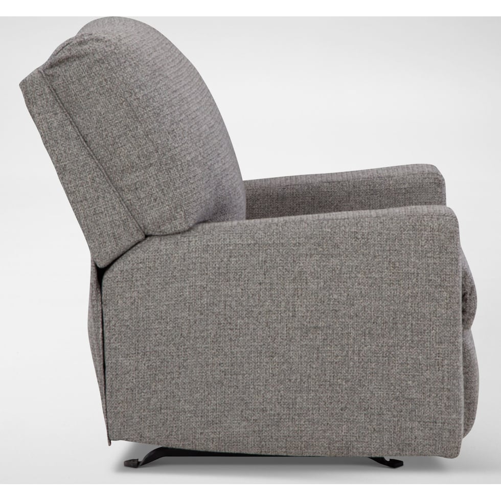 reydell gray recliner   