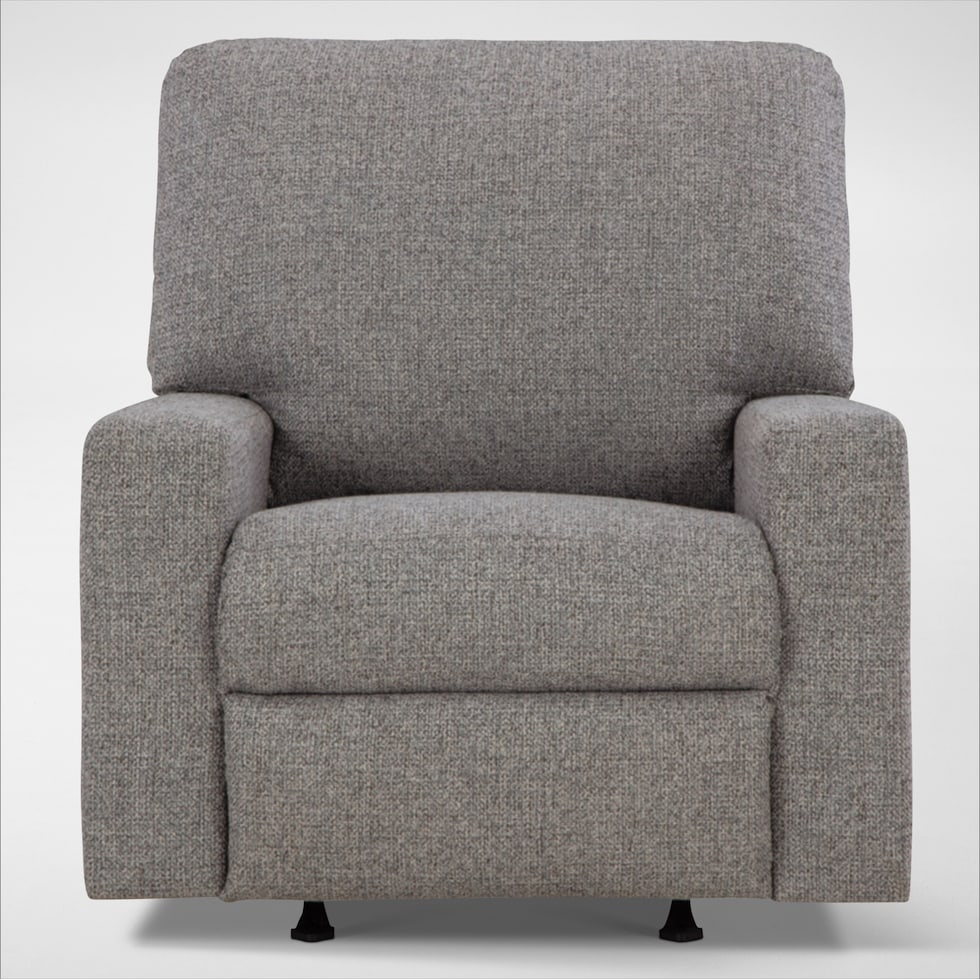 reydell gray recliner   