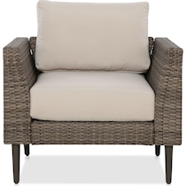 reyes gray outdoor chair set   