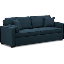 rhea blue queen sleeper sofa   