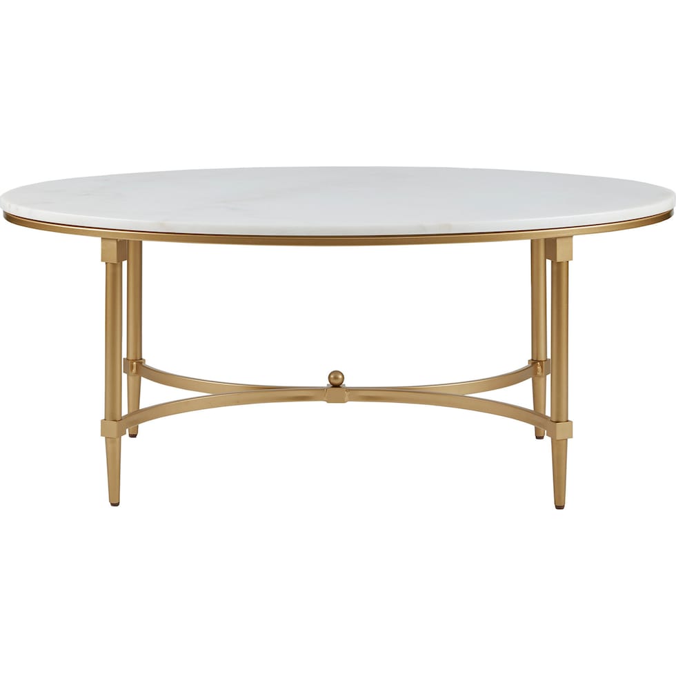 rhodes white coffee table   