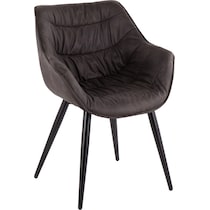 rhonda black dining chair   