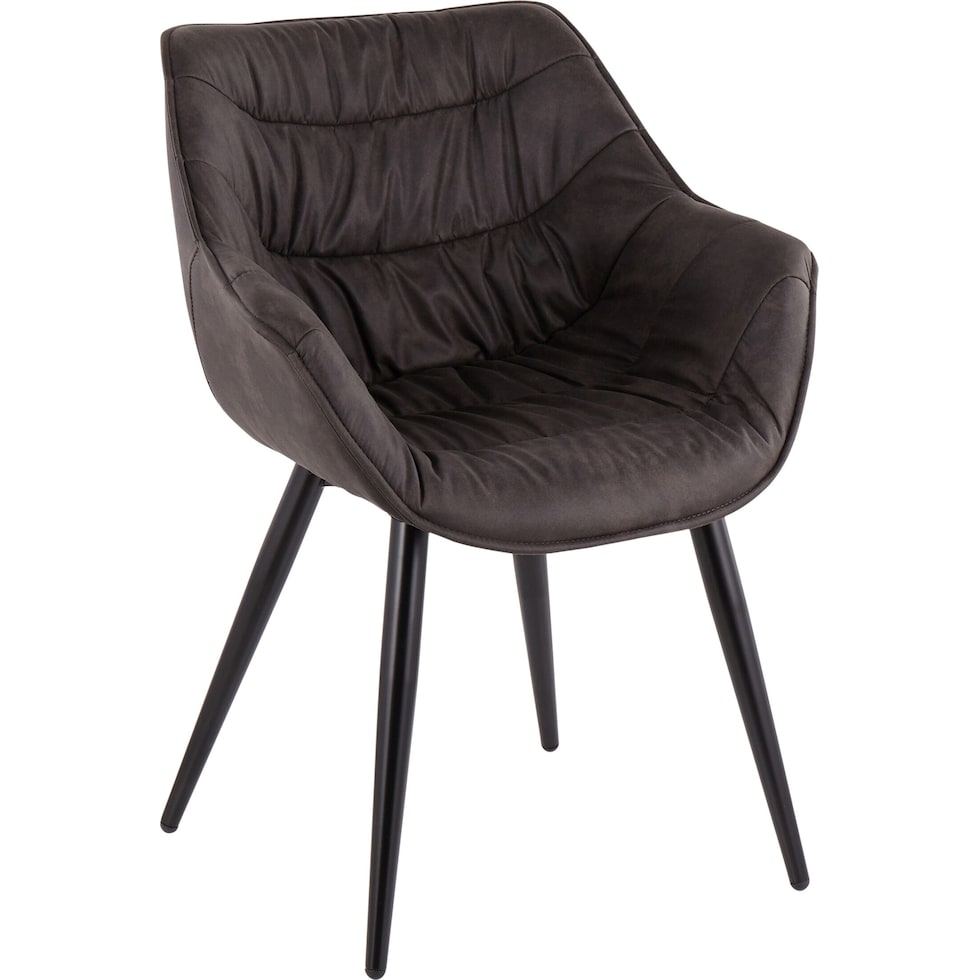 rhonda black dining chair   