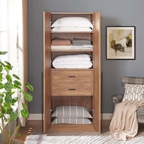 rian light brown wardrobe   