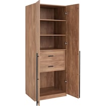 rian light brown wardrobe   