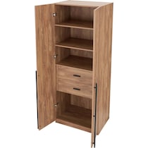 rian light brown wardrobe   