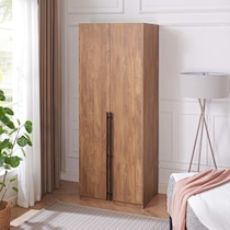 rian light brown wardrobe   