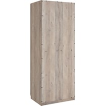 rian light brown wardrobe   