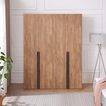 rian light brown wardrobe   