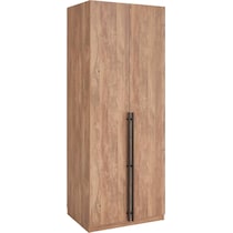 rian light brown wardrobe   