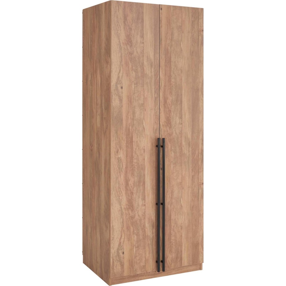 rian light brown wardrobe   