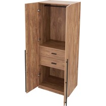 rian light brown wardrobe   