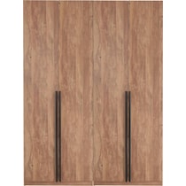 rian light brown wardrobe   
