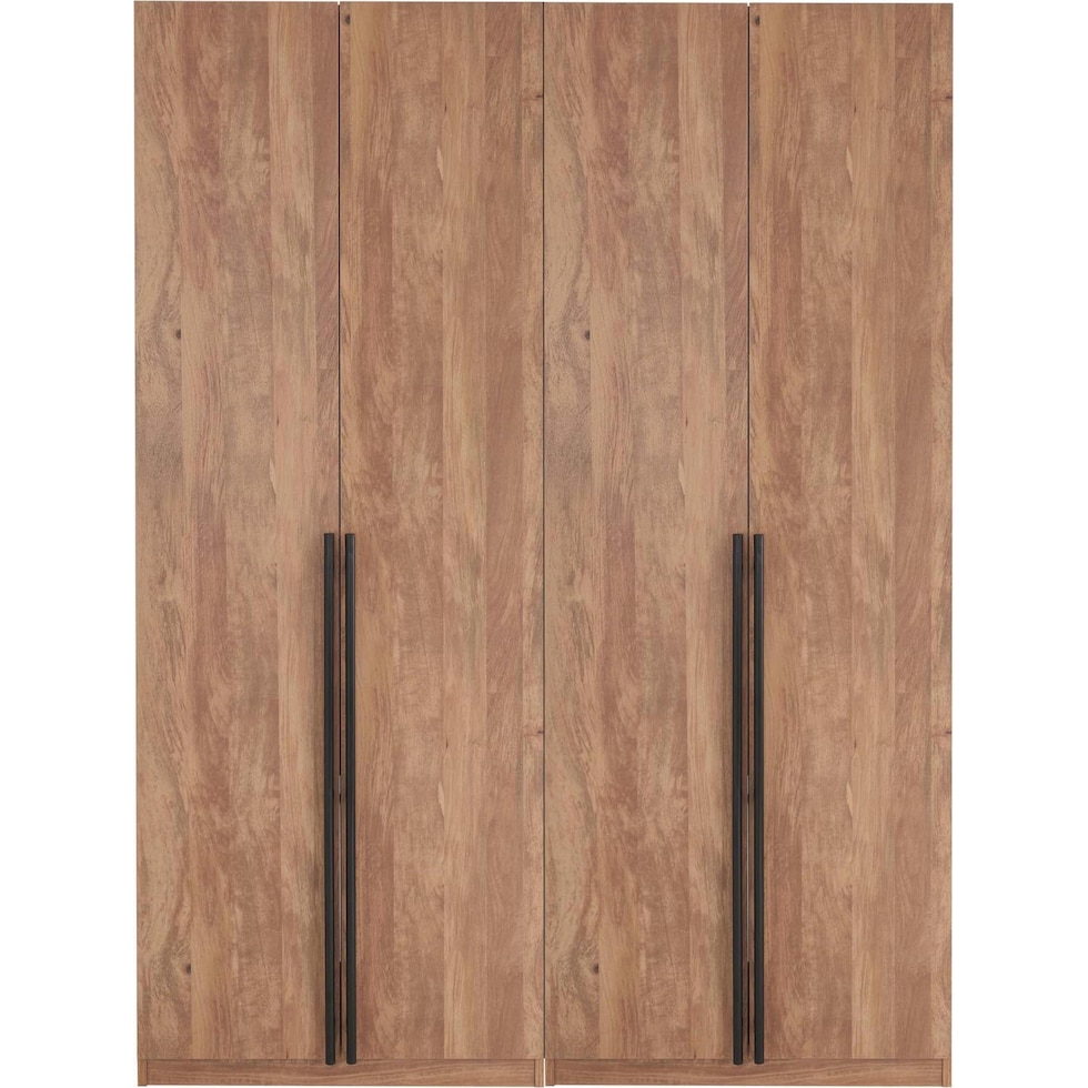 rian light brown wardrobe   