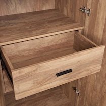 rian light brown wardrobe   