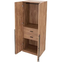 rian light brown wardrobe   