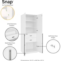 rian white wardrobe   