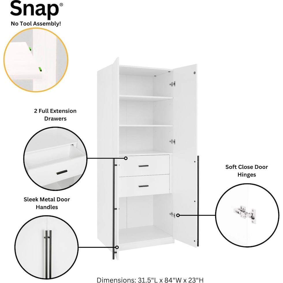 rian white wardrobe   