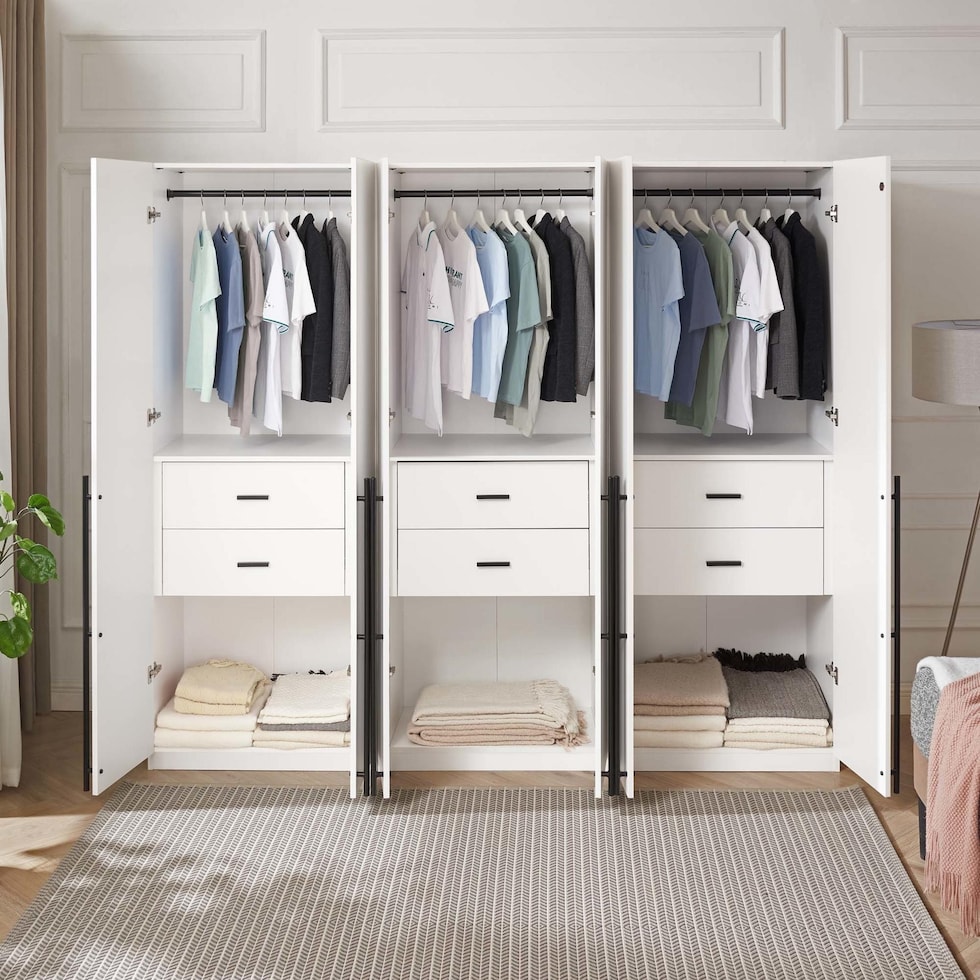 rian white wardrobe   
