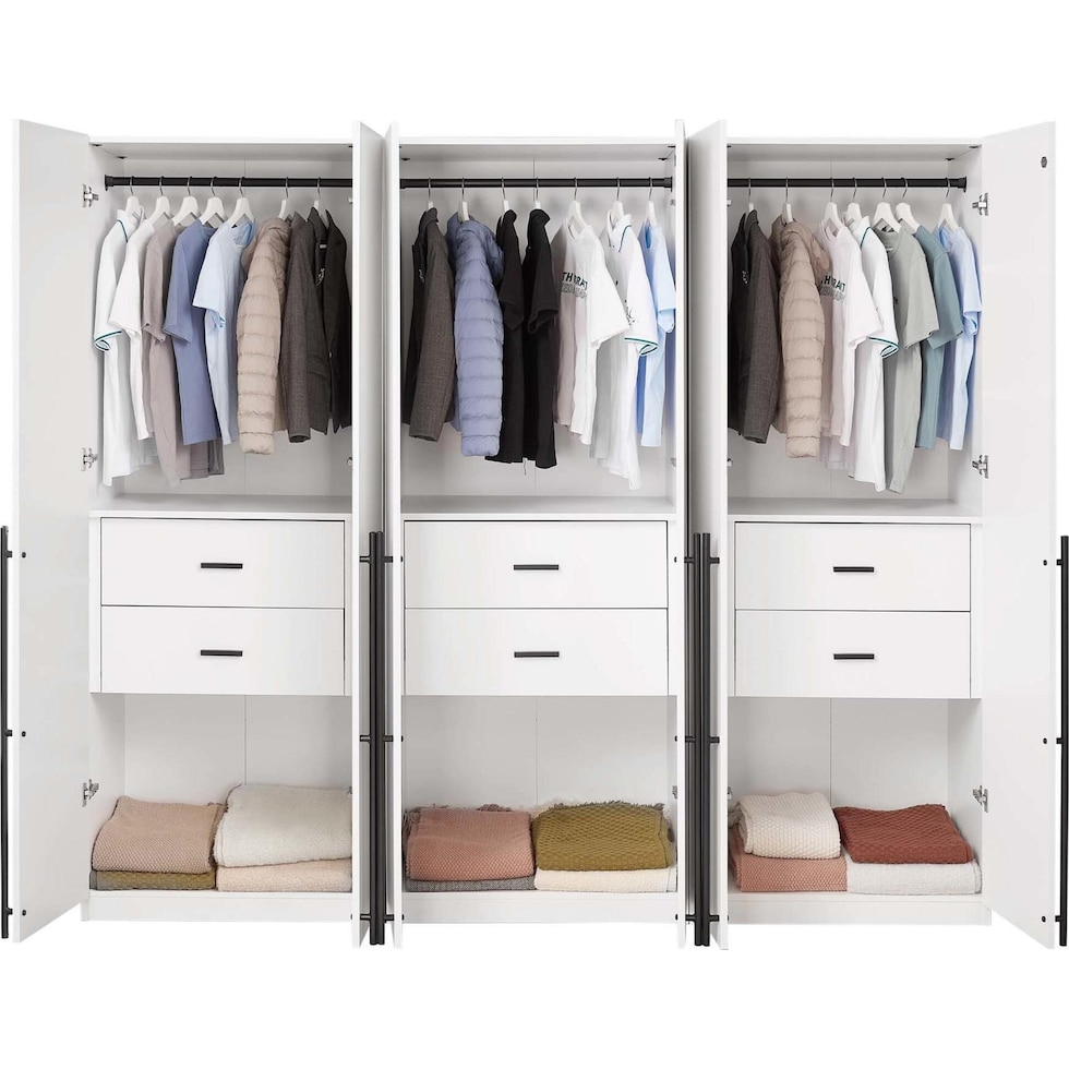 rian white wardrobe   