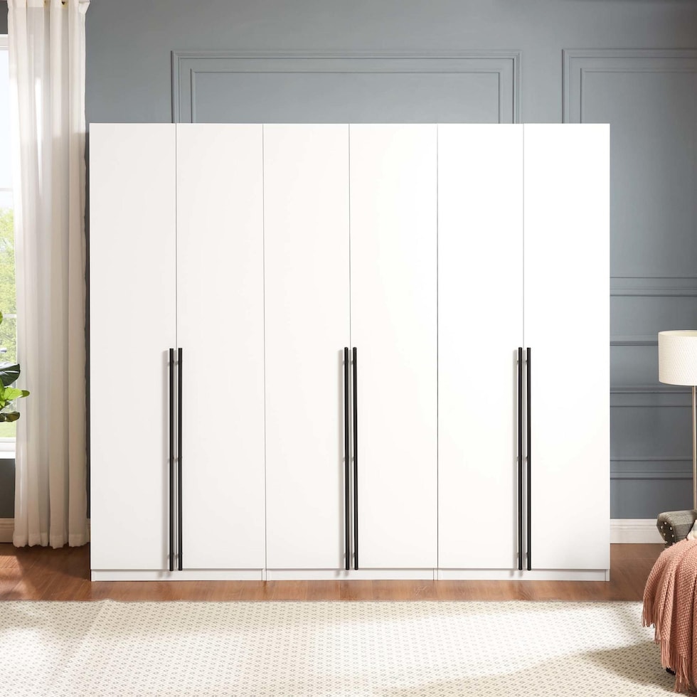 rian white wardrobe   