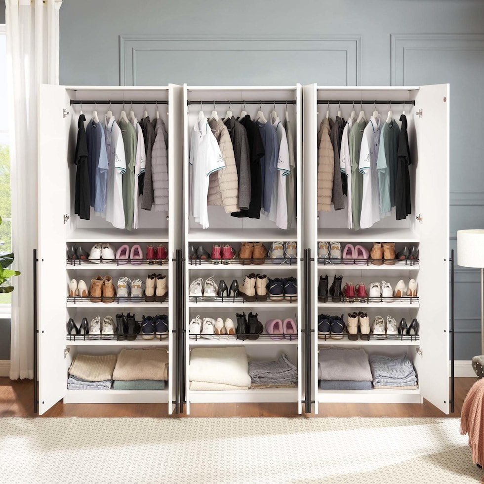 rian white wardrobe   