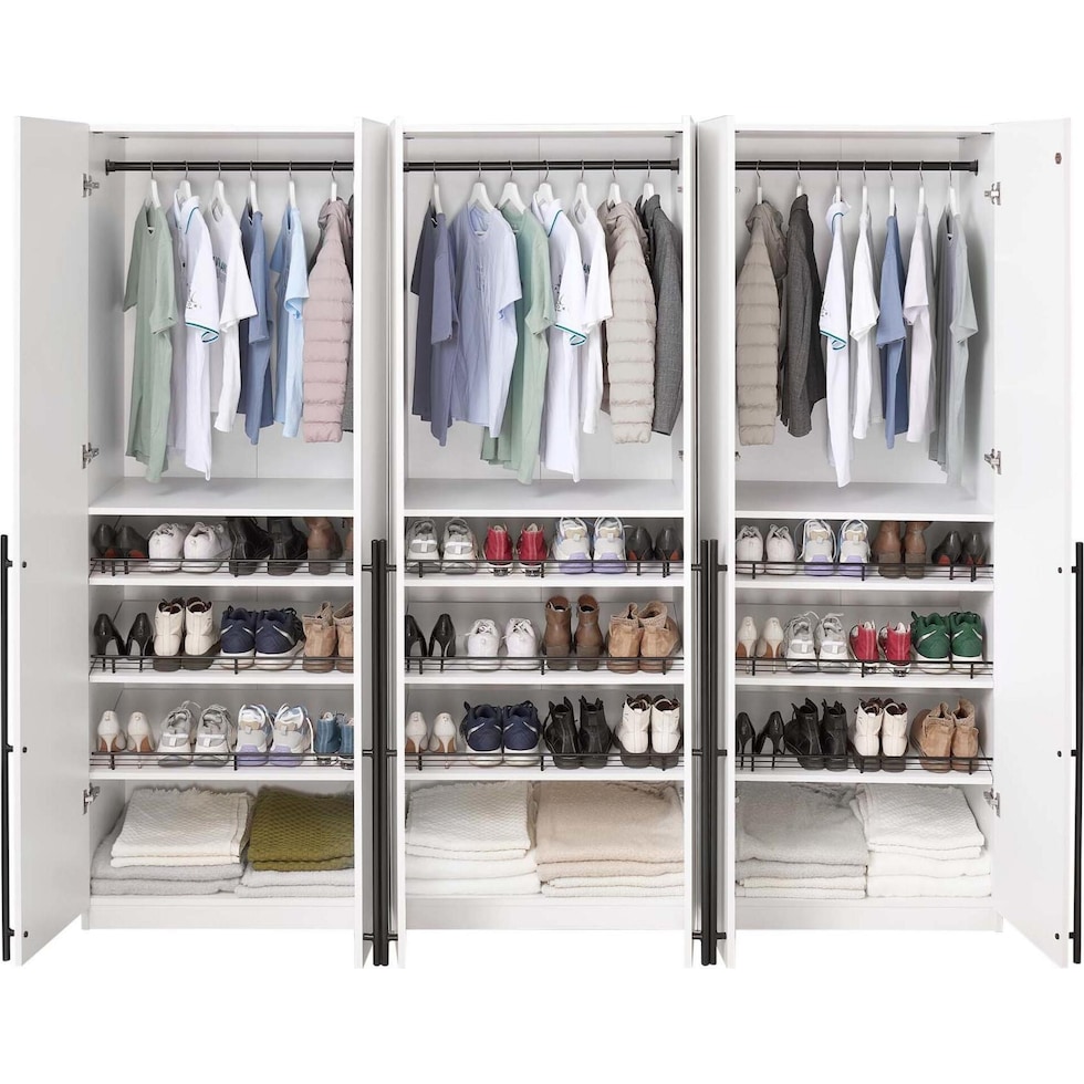 rian white wardrobe   