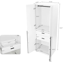 rian white wardrobe   