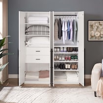 rian white wardrobe   