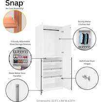 rian white wardrobe   