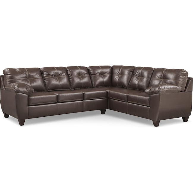 Living Room Furniture - Ricardo 2-Piece Sleeper Sectional