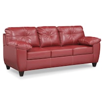 ricardo cardinal red sofa   