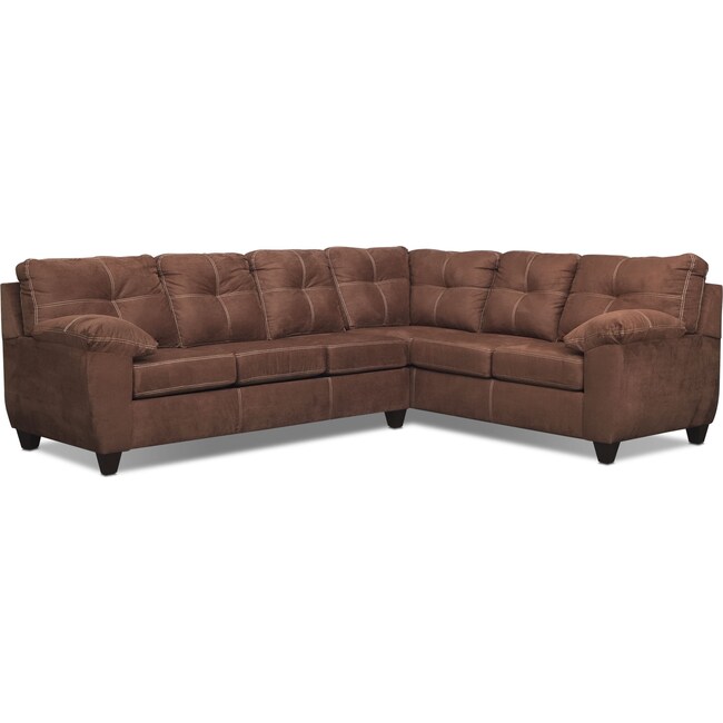 Living Room Furniture - Ricardo 2-Piece Sleeper Sectional