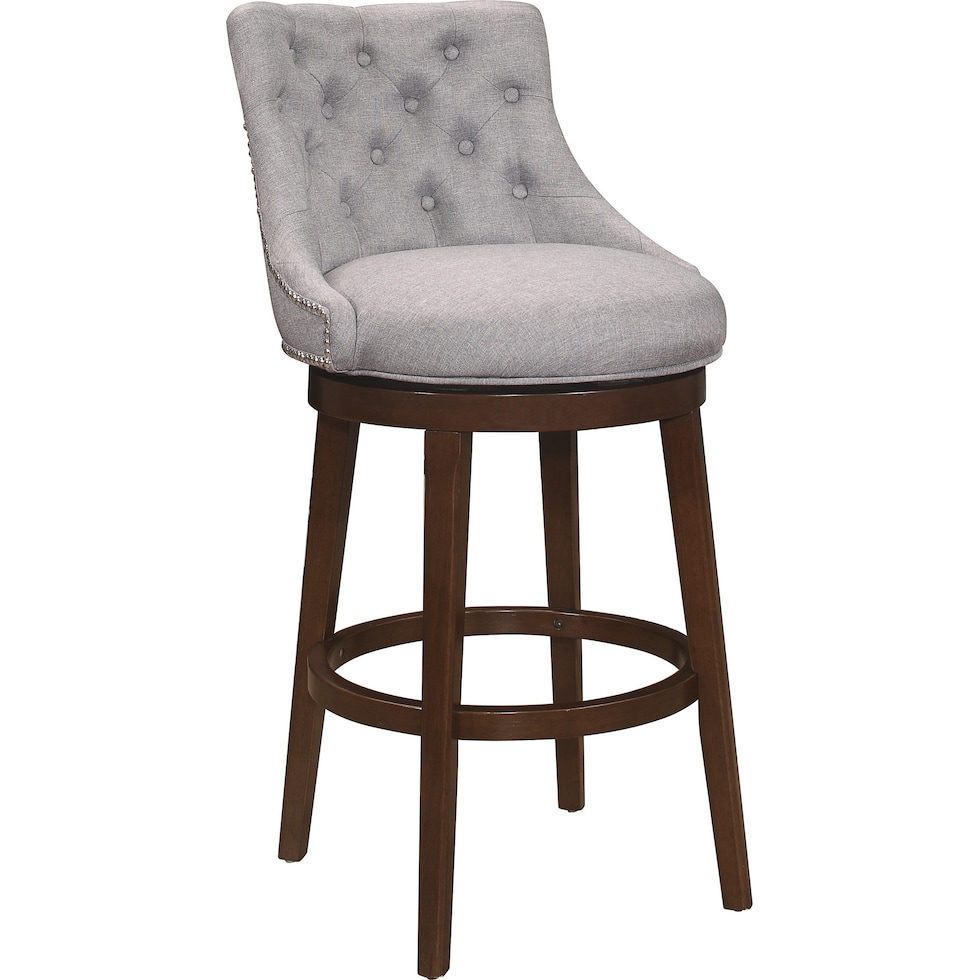 rickton gray bar stool   