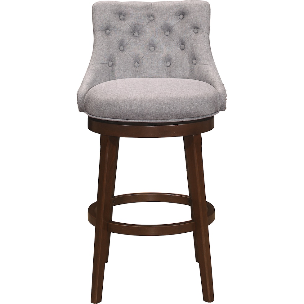 rickton gray bar stool   