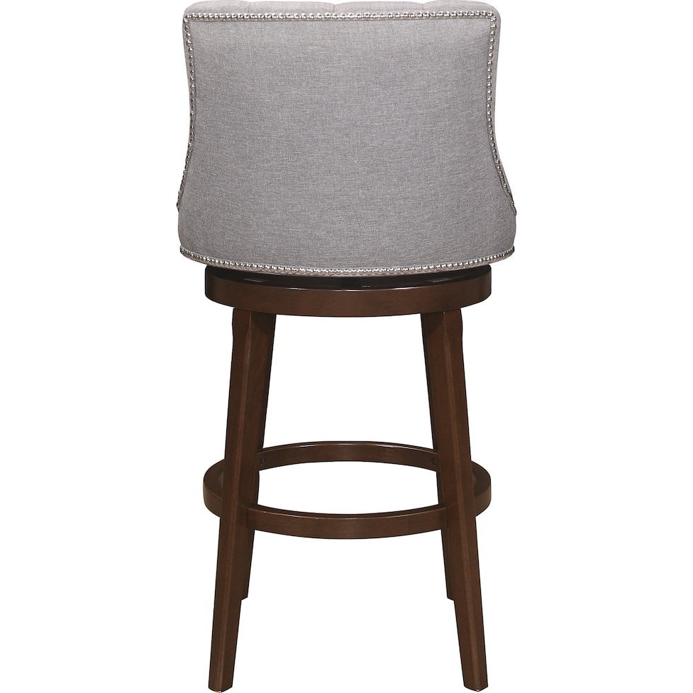 rickton gray bar stool   