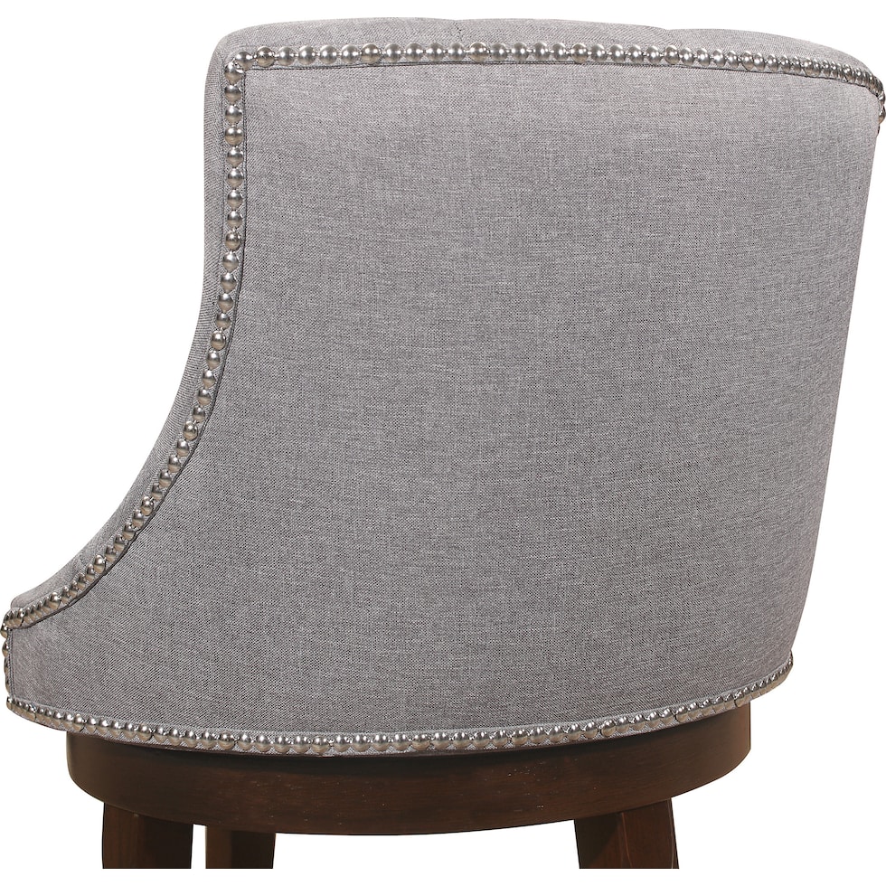 rickton gray bar stool   