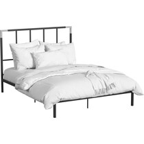 rico black queen bed   