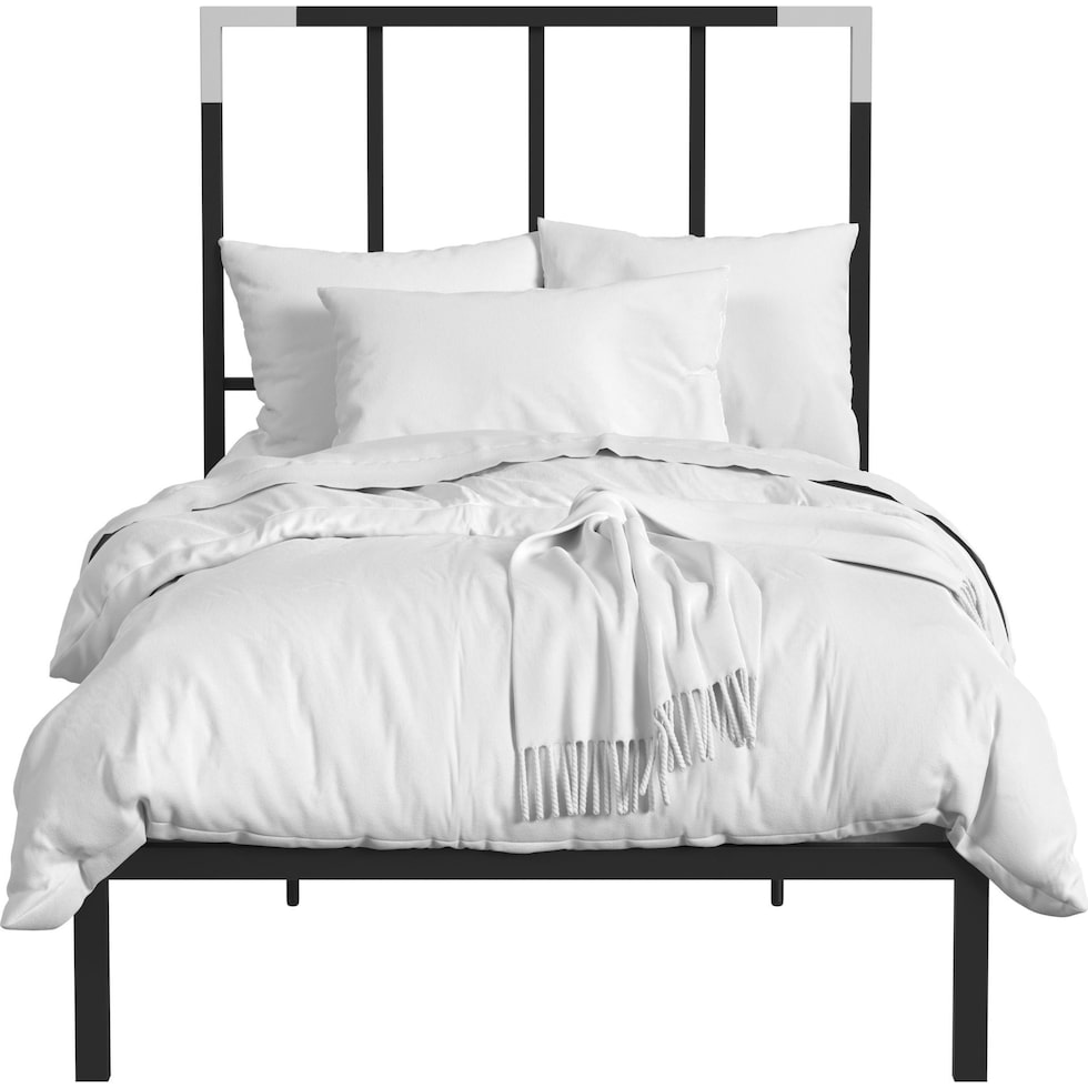 rico black twin bed   