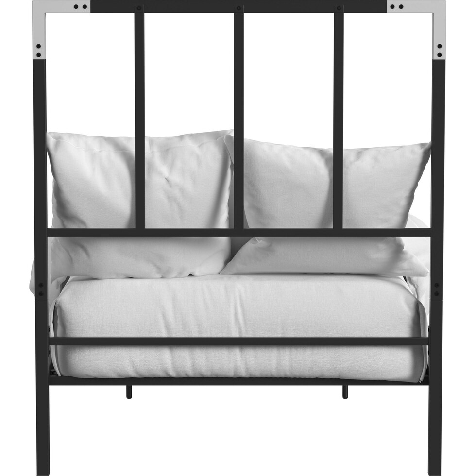 rico black twin bed   