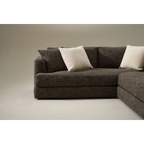 ridley dark brown sectional   