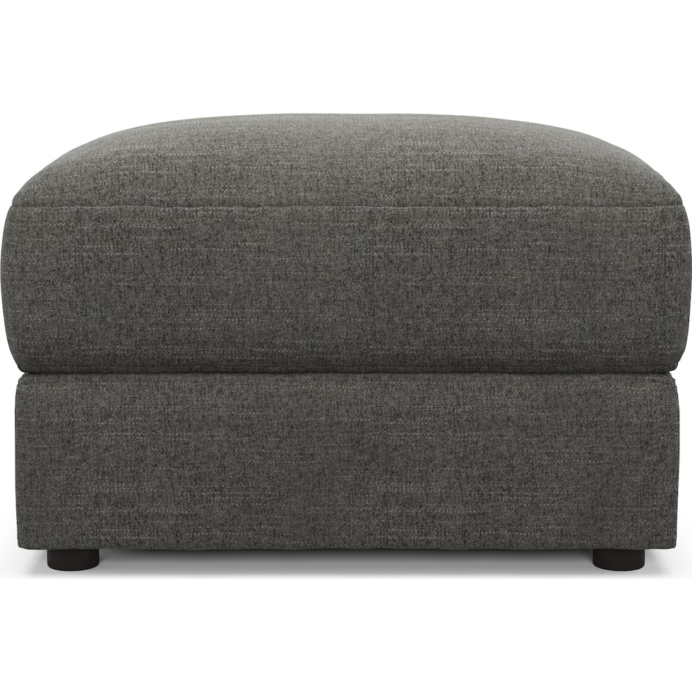 ridley gray ottoman   