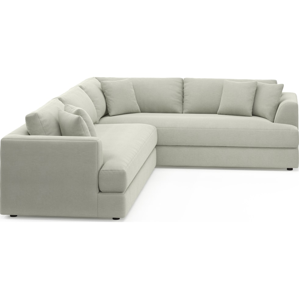 Ridley Foam Comfort 2-Piece Sectional with Left-Facing Sofa - Dudley ...