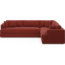 ridley red sectional   